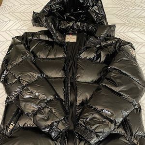 Moncler Maya Short Down Jacket - Black - Size 6